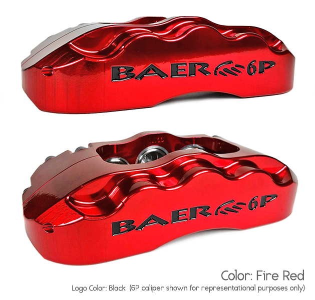 11" Rear SS4+ Brake System NO Park Brake - Fire Red